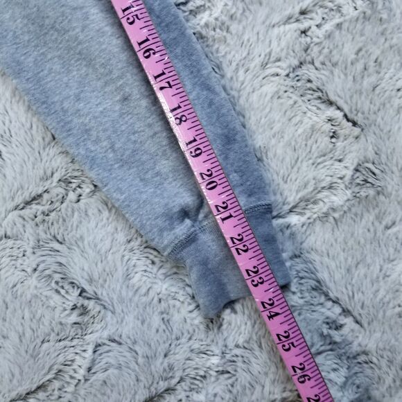 Nike Sweatshirt Hoodie Womens M Gray Fleece Full Zip long Sleeve 611719-063 - Picture 7 of 9